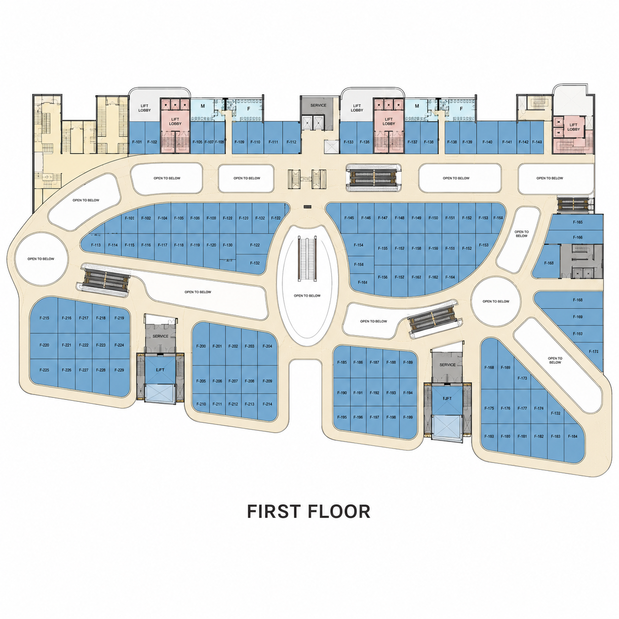 First Floor Retail floor plan