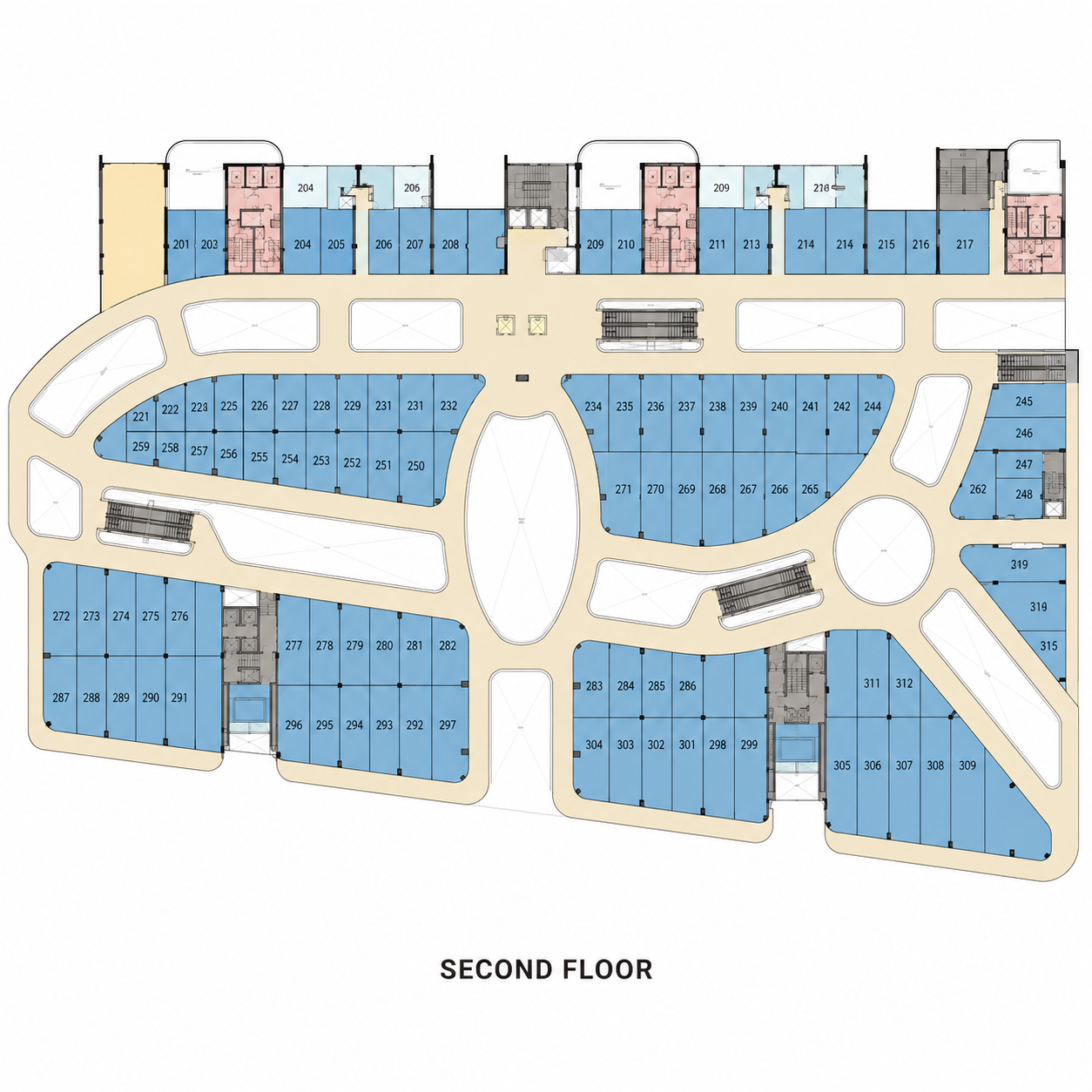 Second Floor Retail floor plan
