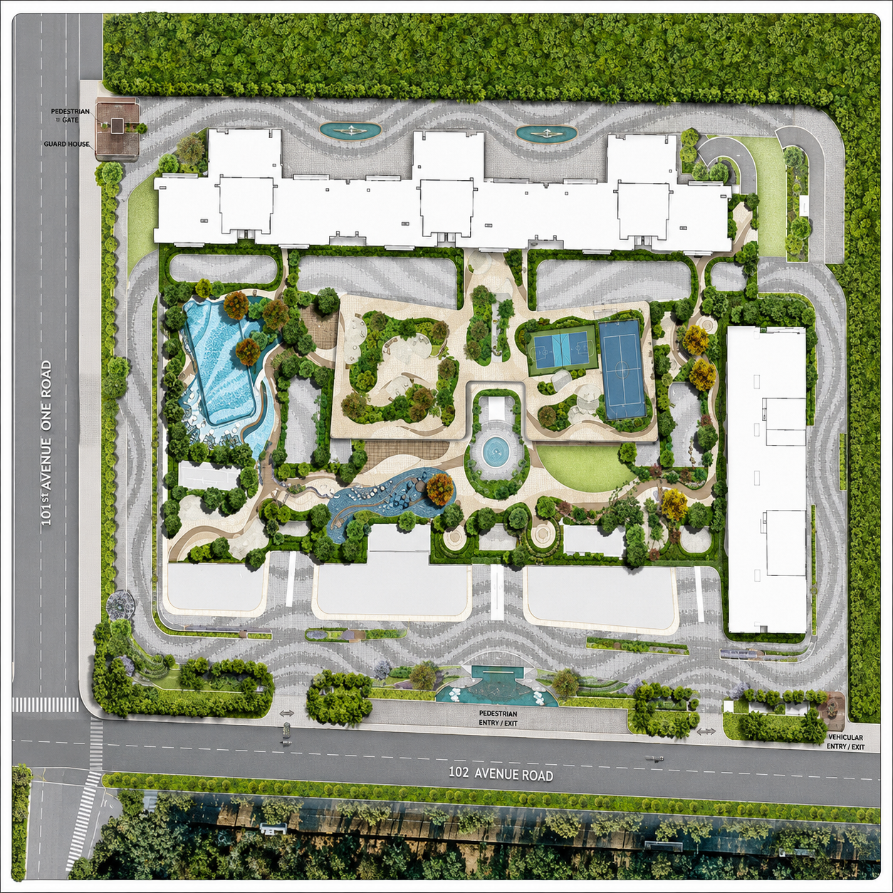 Smartworld Residences by ELIE SAAB site plan