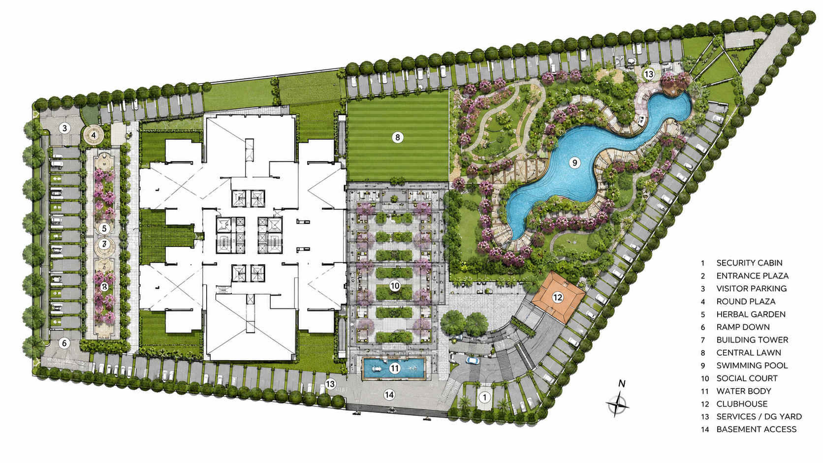 Dasnac Westminster site plan