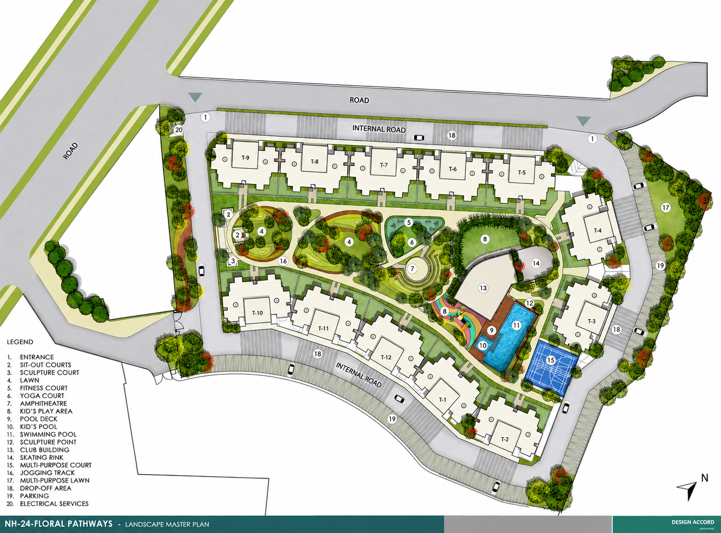 ATS Floral Pathways site plan