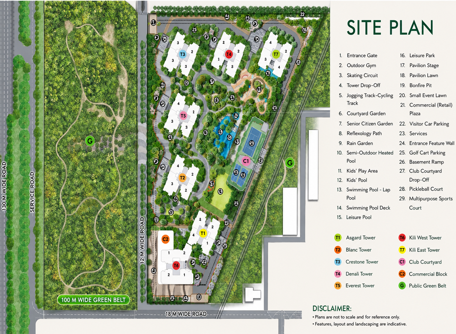 7 Peaks Residences site plan