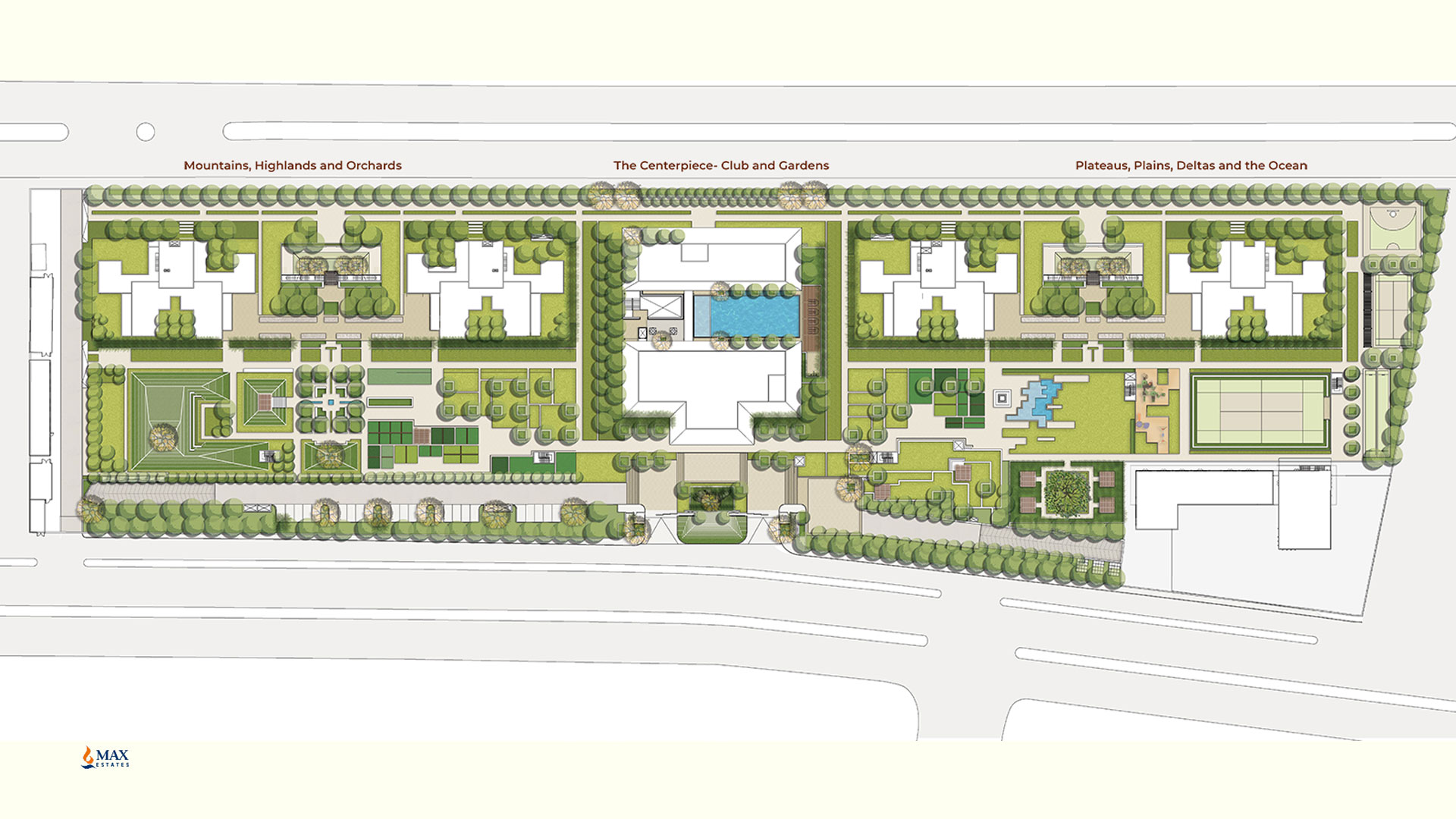 Max Estate 128 site plan